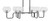 Toltec Lighting - 6236-MBGP-202 - Six Light Bar - Sandia - Matte Black & Graphite