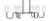 Toltec Lighting - 6236-MBGP-3001 - Six Light Bar - Sandia - Matte Black & Graphite