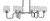 Toltec Lighting - 6236-MBGP-4812 - Six Light Bar - Sandia - Matte Black & Graphite