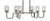 Toltec Lighting - 6236-MBNAB-3002 - Six Light Bar - Sandia - Matte Black & New Age Brass