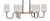 Toltec Lighting - 6236-MBNAB-4253 - Six Light Bar - Sandia - Matte Black & New Age Brass