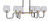 Toltec Lighting - 6236-MBNAB-4812 - Six Light Bar - Sandia - Matte Black & New Age Brass