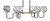 Toltec Lighting - 6236-MBNAB-4819 - Six Light Bar - Sandia - Matte Black & New Age Brass