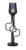 Toltec Lighting - 62-MB-4252 - One Light Accent Lamp - Sandia - Matte Black