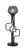Toltec Lighting - 62-MB-4622 - One Light Accent Lamp - Sandia - Matte Black
