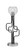 Toltec Lighting - 62-MBGP-4102 - One Light Accent Lamp - Sandia - Matte Black & Graphite