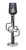 Toltec Lighting - 62-MBGP-4252 - One Light Accent Lamp - Sandia - Matte Black & Graphite