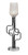 Toltec Lighting - 62-MBGP-4253 - One Light Accent Lamp - Sandia - Matte Black & Graphite