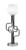 Toltec Lighting - 62-MBGP-4811 - One Light Accent Lamp - Sandia - Matte Black & Graphite