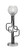 Toltec Lighting - 62-MBGP-5110 - One Light Accent Lamp - Sandia - Matte Black & Graphite