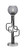 Toltec Lighting - 62-MBGP-5112 - One Light Accent Lamp - Sandia - Matte Black & Graphite