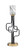 Toltec Lighting - 62-MBNAB-3009 - One Light Accent Lamp - Sandia - Matte Black & New Age Brass