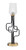 Toltec Lighting - 62-MBNAB-4250 - One Light Accent Lamp - Sandia - Matte Black & New Age Brass