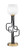 Toltec Lighting - 62-MBNAB-4811 - One Light Accent Lamp - Sandia - Matte Black & New Age Brass