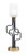 Toltec Lighting - 62-MBNAB-541 - One Light Accent Lamp - Sandia - Matte Black & New Age Brass