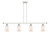 Innovations - 916-4I-WPC-G51 - Four Light Island Pendant - Ballston Urban - White Polished Chrome