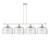 Innovations - 916-4I-WPC-G72-L - Four Light Island Pendant - Ballston Urban - White Polished Chrome