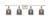 Innovations - 916-4W-WPC-G53-LED - LED Bath Vanity - Ballston Urban - White Polished Chrome