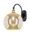 Innovations - 918-1W-BAB-G128-12 - One Light Wall Sconce - Ballston - Black Antique Brass