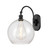 Innovations - 918-1W-BK-G124-12 - One Light Wall Sconce - Ballston - Matte Black