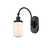 Innovations - 918-1W-BK-G311-LED - LED Wall Sconce - Franklin Restoration - Matte Black