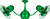 manufacturer_finish:Esmeralda/Metal Blade|blade_span:13