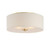 Maxim - 10010OMNAB - Three Light Flush Mount - Bongo - Natural Aged Brass