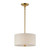 Maxim - 10011OMNAB - Two Light Pendant / Semi-Flush Mount - Bongo - Natural Aged Brass