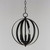 Provident Three Light Chandelier (10030BK)