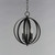 Provident Three Light Chandelier (10030BK)