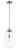Maxim - 10095CLSN - One Light Pendant - Nyla - Satin Nickel
