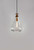 Abbott One Light Pendant (10101CLWOAB)