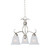 Maxim - 10122FTSN - Three Light Chandelier - Basix - Satin Nickel