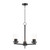 Maxim - 10203CLBK - Three Light Chandelier - Corona - Black