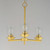 Corona Three Light Chandelier (10203CLSBR)