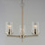 Corona Three Light Chandelier (10203CLSN)