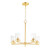 Maxim - 10205CLSBR - Five Light Chandelier - Corona - Satin Brass
