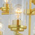 Corona Nine Light Chandelier (10206CLSBR)