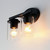 Corona Two Light Bath Vanity (10212CLBK)