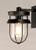 Breakwater One Light Outdoor Wall Lantern (10265CLBK)