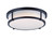 Maxim - 10270WTBK - Three Light Flush Mount - Rogue E26 - Black