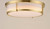 Rogue E26 Three Light Flush Mount (10270WTSBR)