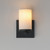 Lateral One Light Wall Sconce (10281SWBK)