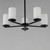 Lateral Five Light Chandelier (10286SWBK)