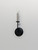 Wesley One Light Wall Sconce (10321BKSN)