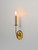 Wesley One Light Wall Sconce (10321SBR)