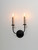 Wesley Two Light Wall Sconce (10322BKSN)
