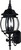 Crown Hill Three Light Outdoor Wall Lantern (1033BK)