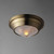 Hargreaves One Light Flush Mount (10390PRNAB)