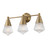 Maxim - 10393PRNAB - Three Light Bath Vanity - Hargreaves - Natural Aged Brass